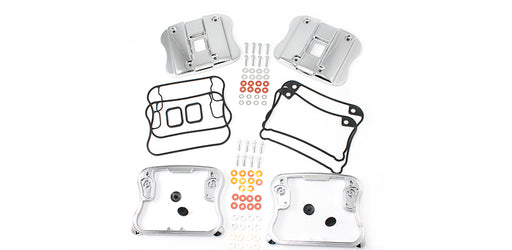 V-Twin Manufacturing Top Rocker Box Cover and D-Ring Kit Chrome