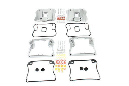 V-Twin Manufacturing Top Rocker Box Cover and D-Ring Kit Chrome - additional view 2