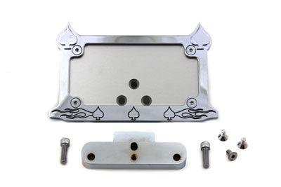 V-Twin Manufacturing Tail Lamp and License Plate Holder Spade Style