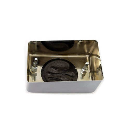 Chrome Ignition Module Cover with Black Flame - V-Twin 42-1109 - Twin Cam Dyna 2004-2011