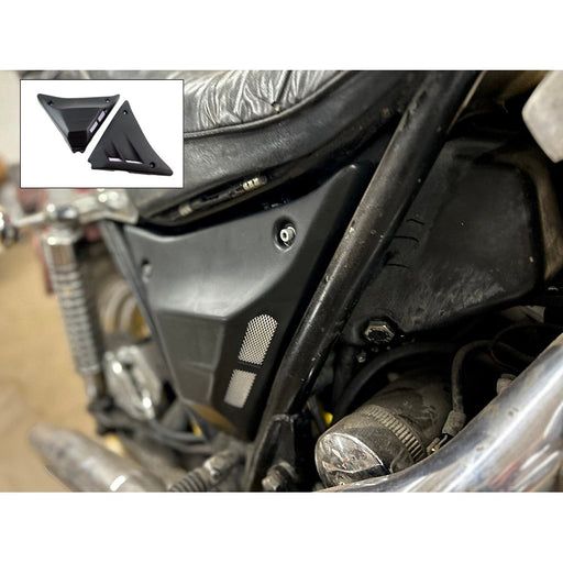 FXR Frame Side Cover Set Vented - V-Twin 42-1281 - Big Twin 1982-1994