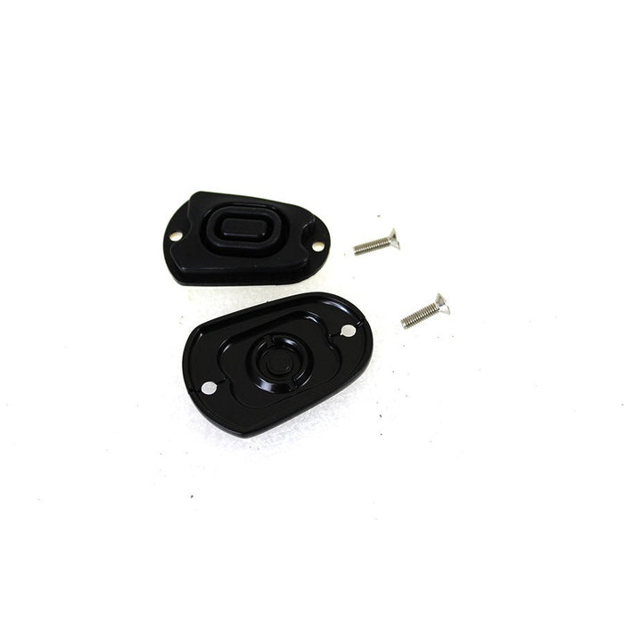 Rear Master Cylinder Cover Black - V-Twin 42-1391 - OEM 41700095 - Sportster 2014+