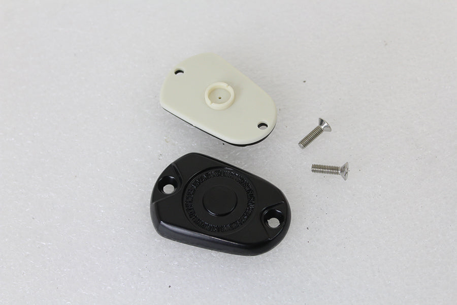 V-Twin Manufacturing Rear Master Cylinder Cover Black - additional view 2