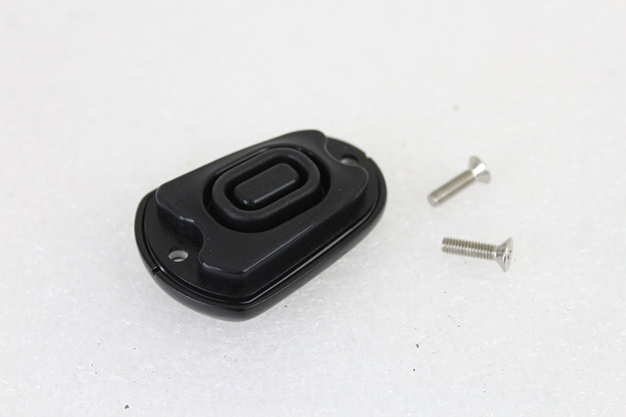V-Twin Manufacturing Rear Master Cylinder Cover Black - additional view 3