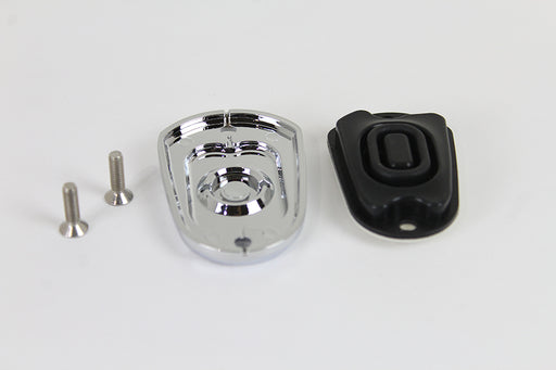 V-Twin Manufacturing Rear Master Cylinder Cover Chrome - additional view 2