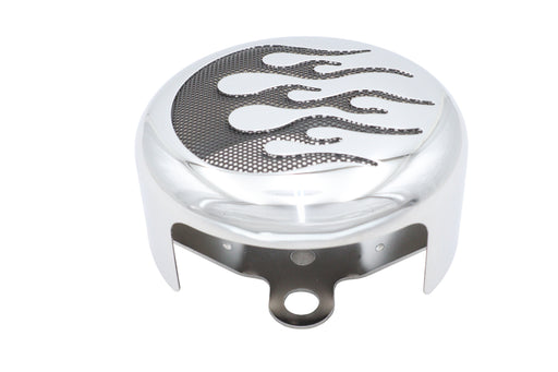 V-Twin Manufacturing Flame Accent Horn Cover