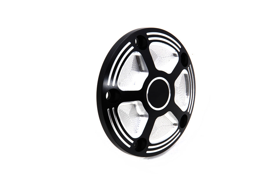 V-Twin Manufacturing Black Contrast 5-Hole Point Cover - additional view 3
