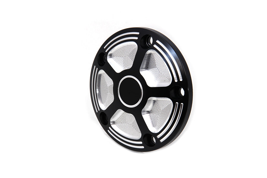 V-Twin Manufacturing Black Contrast 5-Hole Point Cover - additional view 4
