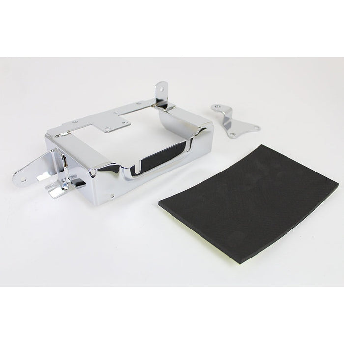 Chrome Battery Carrier - V-Twin 42-9127