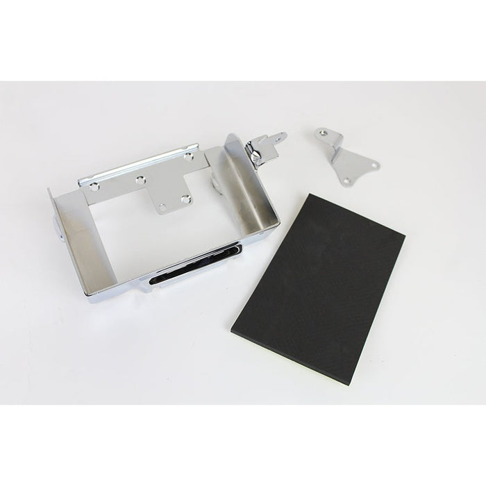 Chrome Battery Carrier - V-Twin 42-9127