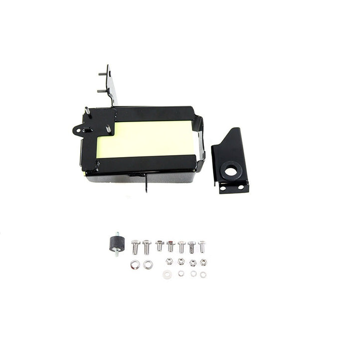Battery Carrier Kit Black - V-Twin 42-9129 - OEM 66205-65 - Ironhead 1967-1978