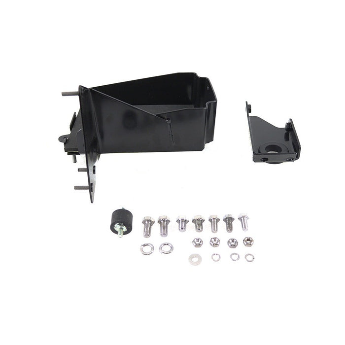 Battery Carrier Kit Black - V-Twin 42-9129 - OEM 66205-65 - Ironhead 1967-1978