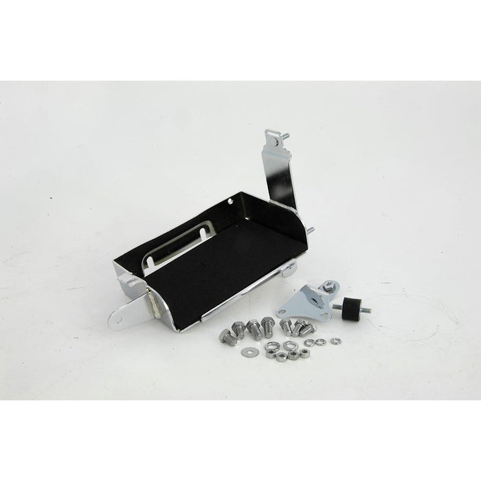 Chrome Battery Carrier Kit - V-Twin 42-9915 - OEM 66204-65