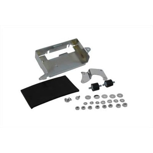Chrome Battery Carrier Kit - V-Twin 42-9917 - OEM 66191-80