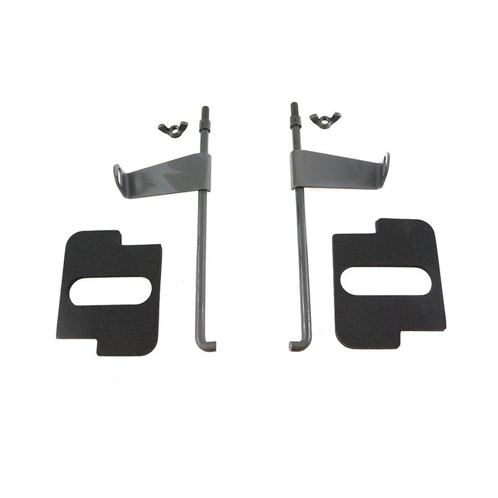 Parkerized Battery Rod Set with Flag and Pads - V-Twin 42-9918 - OEM 66390-36