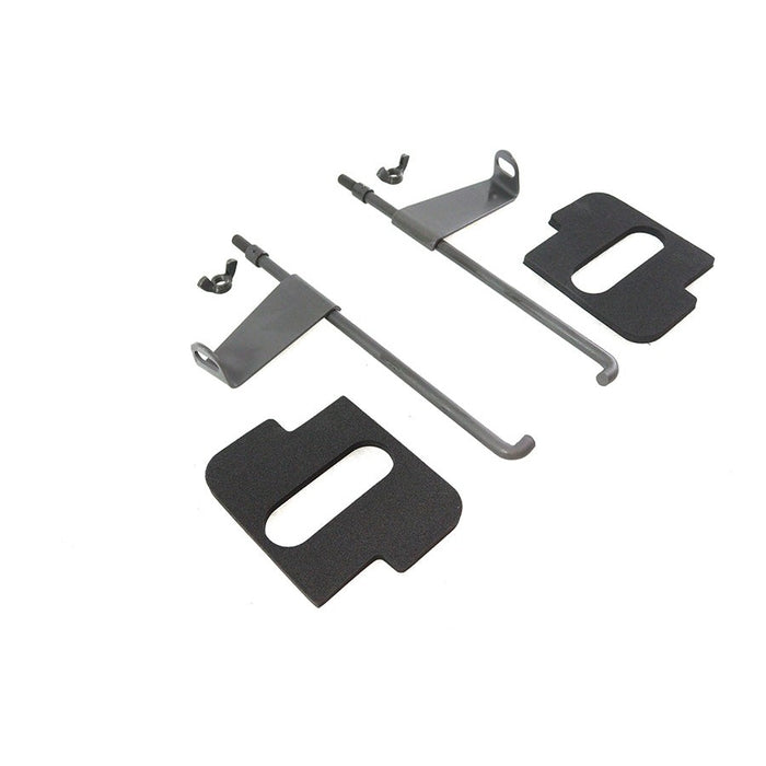 Parkerized Battery Rod Set with Flag and Pads - V-Twin 42-9918 - OEM 66390-36