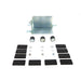 Battery Carrier Kit Zinc - V-Twin 42-9951 - OEM 66236-73 - Ironhead 1970-1978