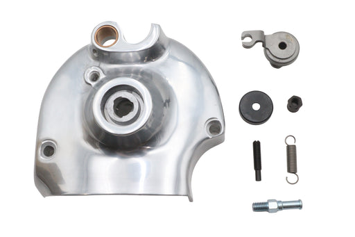 V-Twin Manufacturing Kick and Electric Sprocket Cover Complete Polished