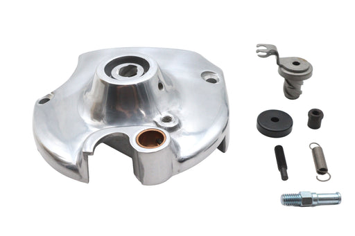 V-Twin Manufacturing Kick and Electric Sprocket Cover Complete Polished - additional view 2
