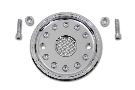 V-Twin Manufacturing Outlaw Chrome Pulley Cover Kit