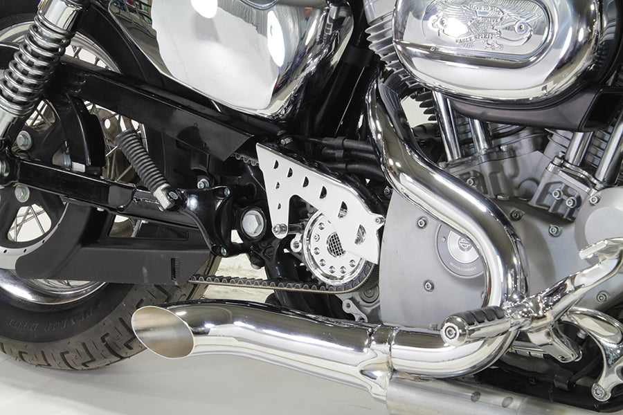 V-Twin Manufacturing Outlaw Chrome Pulley Cover Kit - additional view 2
