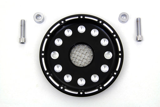 V-Twin Manufacturing Outlaw Black Pulley Cover Kit
