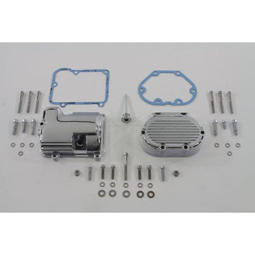 Transmission Side Cover and Top Cover Set Chrome - V-Twin 43-0790 - Big Twin 1987-1999