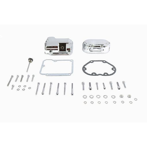 Transmission Side Cover and Top Cover Set Chrome - V-Twin 43-0792 - Twin Cam 2000-2006
