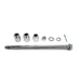 Chrome Rear Axle Kit - V-Twin 44-0150 - OEM 41114-90 - Big Twin 1991-2005