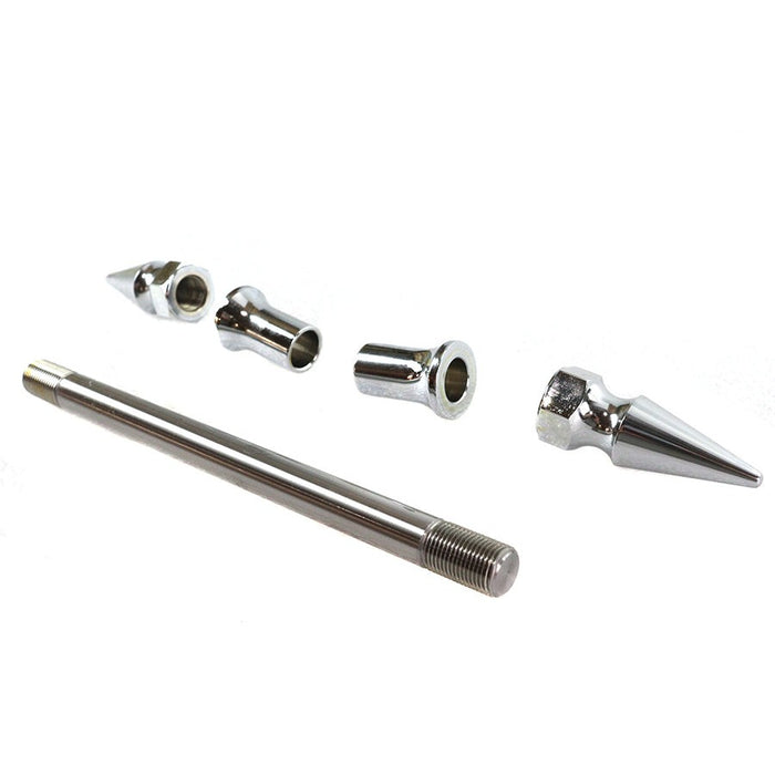 Chrome Front Axle Kit - V-Twin 44-0211