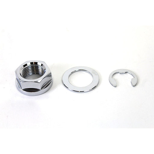 Rear Axle Nut Kit Zinc - V-Twin 44-0242 - Twin Cam Softail 2008-2017