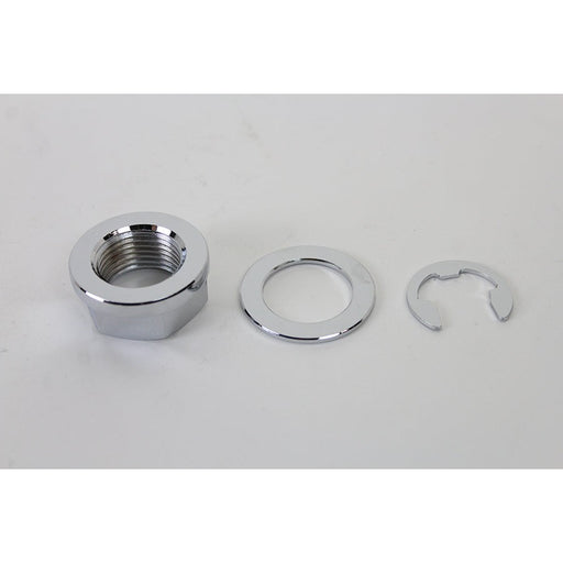 Rear Axle Nut Kit Zinc - V-Twin 44-0242 - Twin Cam Softail 2008-2017