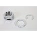 Rear Axle Nut Kit Zinc - V-Twin 44-0242 - Twin Cam Softail 2008-2017