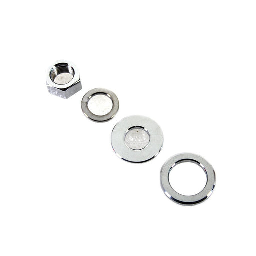Zinc Rear Axle Nut Kit - V-Twin 44-0258