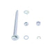 Rear Axle Kit Zinc - V-Twin 44-0273 - Twin Cam Touring 2009-2013