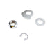 FLT Rear Axle Nut Kit Zinc Plated - V-Twin 44-0292 - OEM 41229-08 - Twin Cam Touring 2008+