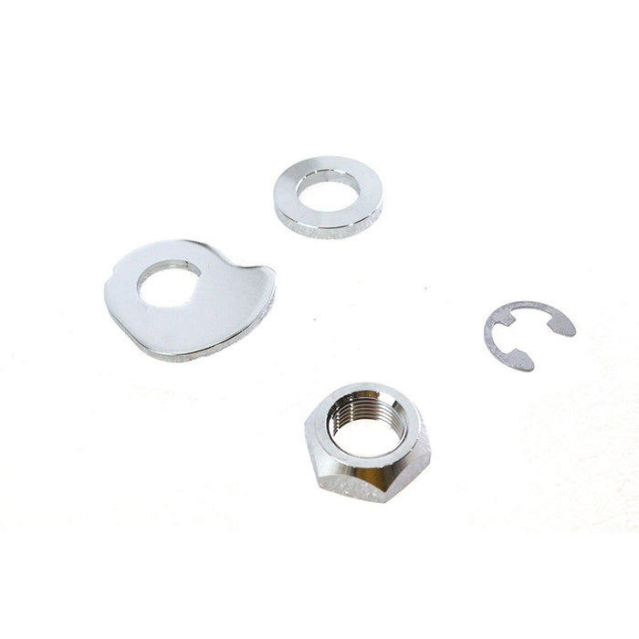 FLT Rear Axle Nut Kit Zinc Plated - V-Twin 44-0292 - OEM 41229-08 - Twin Cam Touring 2008+