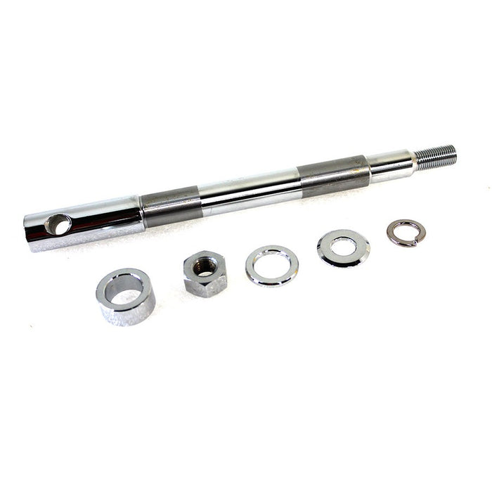 Chrome Front Axle Kit - V-Twin 44-0363 - OEM 43895-00