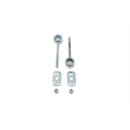 Zinc Rear Axle Adjuster Set - V-Twin 44-0399 - OEM 41573-84 - Evolution Touring 1984+