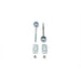 Zinc Rear Axle Adjuster Set - V-Twin 44-0399 - OEM 41573-84 - Evolution Touring 1984+