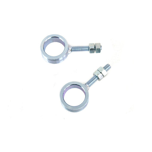 Rear Axle Adjuster Set Zinc - V-Twin 44-0434 - OEM 41573-05 - Sportster 2005+