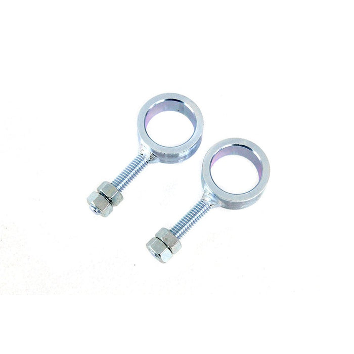 Rear Axle Adjuster Set Zinc - V-Twin 44-0434 - OEM 41573-05 - Sportster 2005+