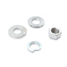 Chrome Rear Axle Nut Kit - V-Twin 44-0520