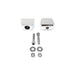 Chrome Rear Axle Adjuster Block Set - V-Twin 44-0543 - Big Twin 1991-2005