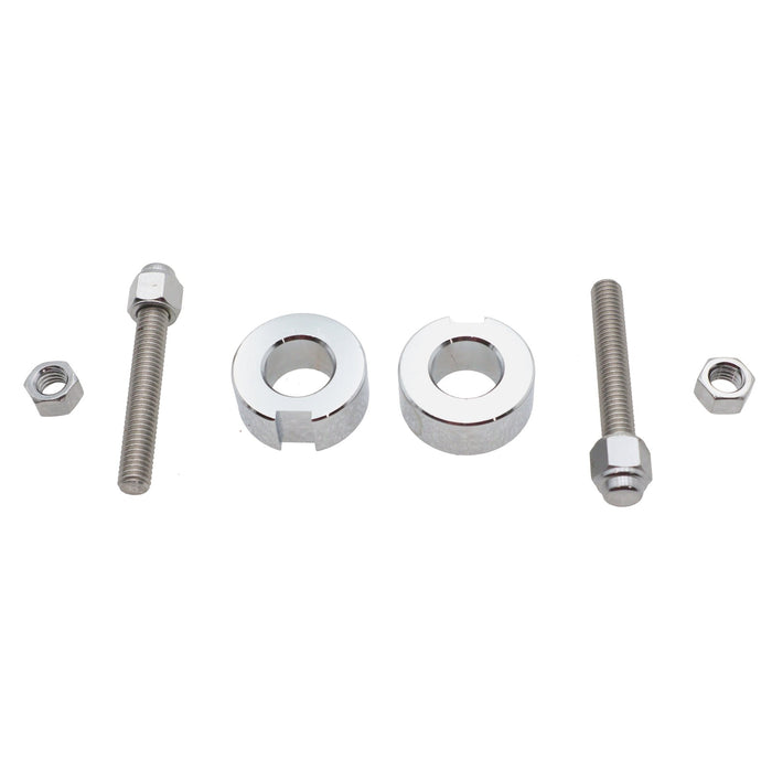 Chrome Rear Axle Adjuster - V-Twin 44-0545 - OEM 47577-86 - Evolution Softail 1987-1992
