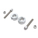 Chrome Rear Axle Adjuster - V-Twin 44-0545 - OEM 47577-86 - Evolution Softail 1987-1992