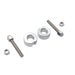 Chrome Rear Axle Adjuster - V-Twin 44-0545 - OEM 47577-86 - Evolution Softail 1987-1992