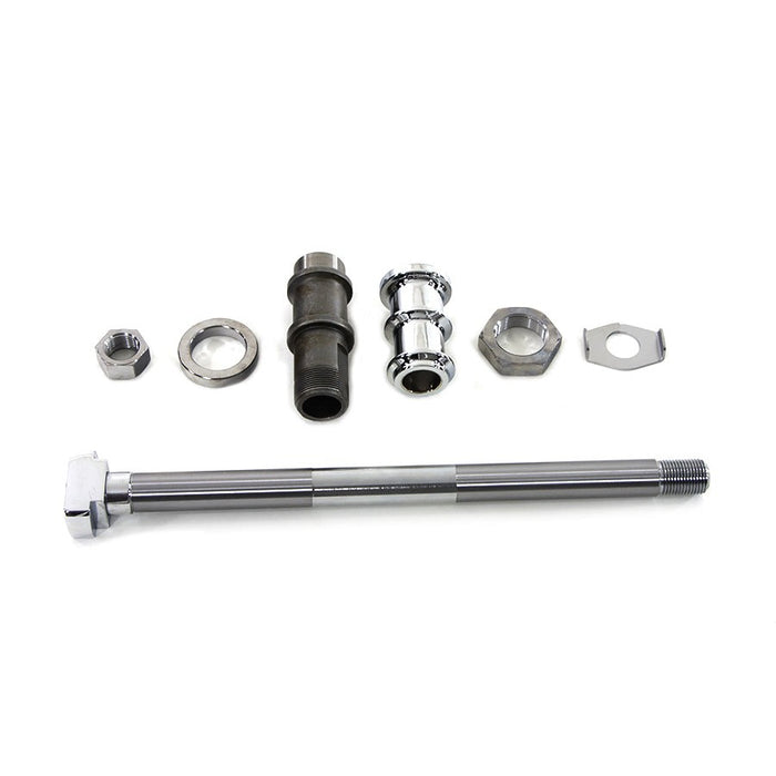 Chrome Rear Axle Kit - V-Twin 44-0560 - OEM 41552-36
