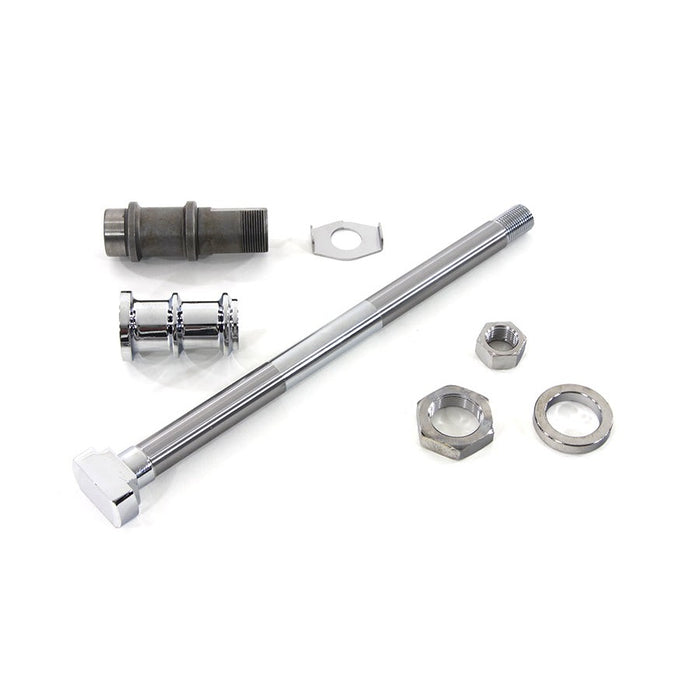 Chrome Rear Axle Kit - V-Twin 44-0560 - OEM 41552-36