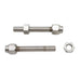 Chrome Rear Axle Adjuster Screw Cap - V-Twin 44-0597 - Evolution Softail 1987-1992